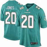 Nike Men & Women & Youth Dolphins #20 Reshad Jones Green Team Color Game Jersey,baseball caps,new era cap wholesale,wholesale hats